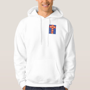 Cross Motif Men's American Apparel Fleece Hoodie