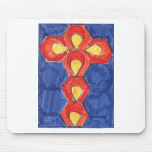 Cross Motif Mousepad (Vorne)