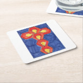 Cross Motif Square Untersetzer (angewinkelt)