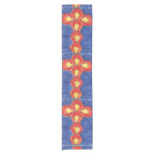 Cross Motif Table Runner Kurzer Tischläufer (Vorderseite)
