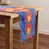 Cross Motif Table Runner Kurzer Tischläufer (Beispiel)