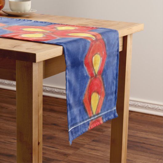 Cross Motif Table Runner Kurzer Tischläufer (Beispiel)