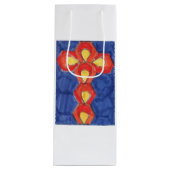 Cross Motif Weinbeutel Geschenktüte Für Weinflaschen (Vorderseite)