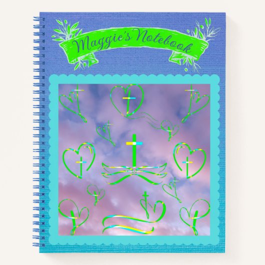 Cross My Heart Notebook Notizblock (Vorderseite)