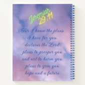 Cross My Heart Notebook Notizblock (Rückseite)