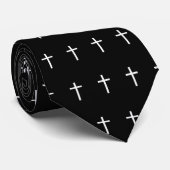 Cross Neck Tie Krawatte (Gerollt)