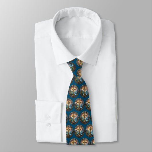 Cross Neck Tie Krawatte (Gebunden)