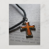 Cross Necklace Still Life  Postkarte (Vorderseite)