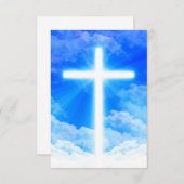 Cross of Light Jesus Christ Customizable Christian (Vorne/Hinten)