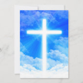 Cross of Light Jesus Christ Customizable Christian (Vorderseite)