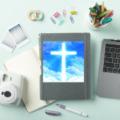 Cross of Light Jesus Christ Customizable Christian Aufkleber (iPad Hülle)