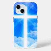 Cross of Light Jesus Christ Customizable Christian Case-Mate iPhone Hülle (Rückseite)