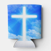 Cross of Light Jesus Christ Customizable Christian Dosenkühler (Rückseite)