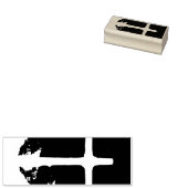 Cross of Light Jesus Christ Customizable Christian Gummistempel (Stempel)