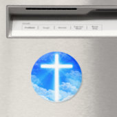 Cross of Light Jesus Christ Customizable Christian Magnet (In Situ (Geschirrspüler))