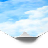 Cross of Light Jesus Christ Customizable Christian Poster (Ecke)