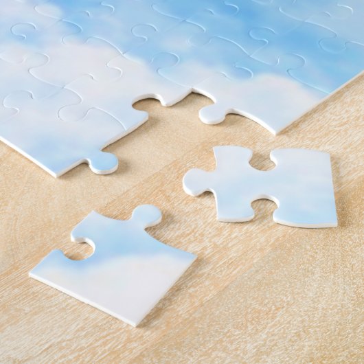 Cross of Light Jesus Christ Customizable Christian Puzzle (Seite)