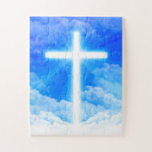 Cross of Light Jesus Christ Customizable Christian