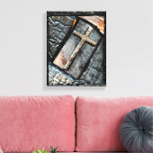 Cross of Protection Leinwanddruck (Insitu (Wohnzimmer))