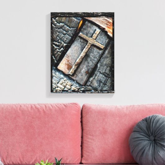 Cross of Protection Leinwanddruck (Insitu (Wohnzimmer))