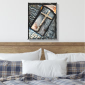Cross of Protection Leinwanddruck (Insitu (Schlafzimmer))