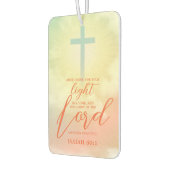 Cross Ombre Sky Clouds Scripture Bibel Autolufterfrischer (Links)