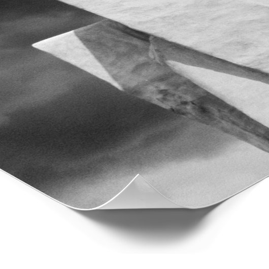 Cross on oldest church, San Miguel, Santa Fe, Poster (Ecke)