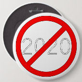 "Cross-Out 2020" (DARK) Button (Vorne & Hinten)