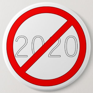 "Cross-Out 2020" (DARK) Button