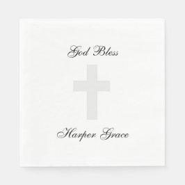 "Cross" Paper Napkins Serviette