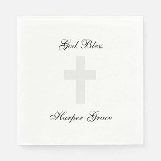 "Cross" Paper Napkins Serviette (Vorderseite)