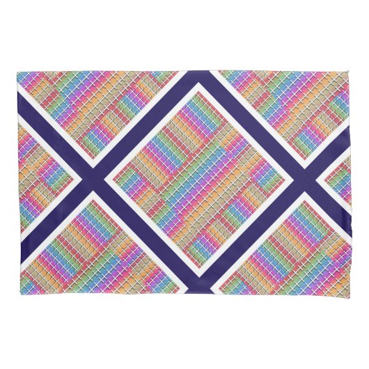 Cross Patchwork Pair Kissenbezug (Vorderseite-Links)