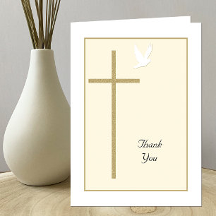 Cross Religious Christlich Danke Card