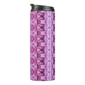 Cross-Rose Ikat 6 Thermosbecher (Nach rechts gedreht)