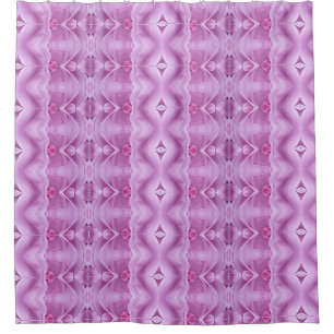 Cross Rose Ikat Duschvorhang