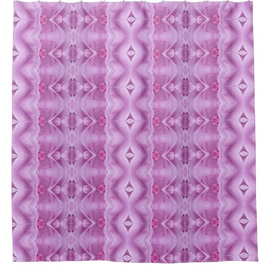 Cross Rose Ikat Duschvorhang (Vorderseite)