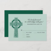 Cross-RVSP-Karte RSVP Karte (Vorne/Hinten)