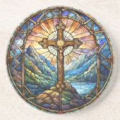 Cross Sandstone Untersetzer (Vorne)