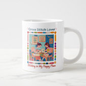 Cross Stitch Buddy Jumbo-Tasse (Rechts)