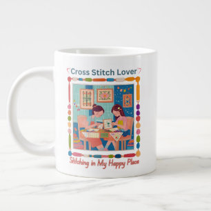 Cross Stitch Buddy Jumbo-Tasse