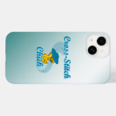 Cross-Stitch Chick #3 Case-Mate iPhone Hülle (Rückseite (Horizontal))