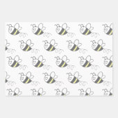 Cross Stitch Muster Niedliche BienenBaby-Dusche Geschenkpapier Set (Vorderseite 2)