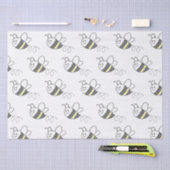 Cross Stitch Muster Niedliche BienenBaby-Dusche Seidenpapier (Handwerk)