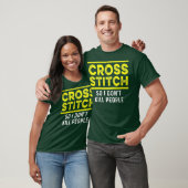 Cross Stitch People Cross Stitching Craft Lover T-Shirt (Unisex)