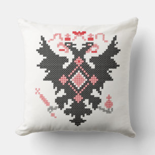 Cross-Stitch Russischer Doppeladler Kissen
