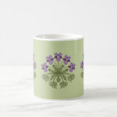 "Cross-Stitch" Violets Coffee Tasse (Mittel)