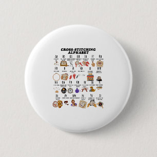 Cross Stitching Alphabet Funny Cross Stitover Love Button