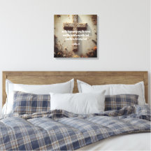 Cross Stretching Canvas Print