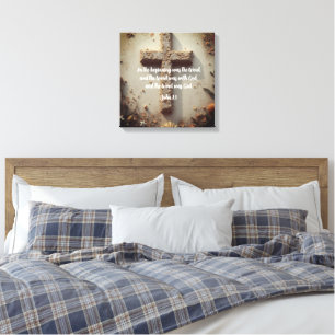 Cross Stretching Canvas Print Leinwanddruck