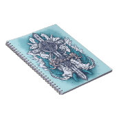 cross tattoo flower 19 notizblock (Rechte Seite)